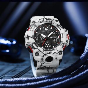 Relojes deportivos SMAEL 8008MC para hombre, relojes de moda para deportes al aire libre, reloj electrónico de plástico. - Product Image 6