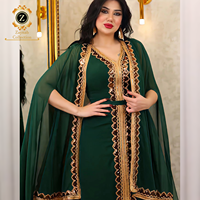 Abaya de Luxe Zaynab pour Femmes Musulmanes, Robe de Soirée Dubaï Élégante, Jalabiya
