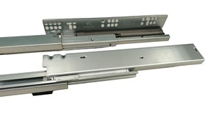 Rail de tiroir coulissant à extension complète en acier galvanisé réglable en 3D, fermeture douce et silencieuse, caractéristiques pour le mobilier de bureau et de cuisine - Product Image 5