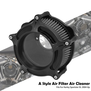 Filtre d'admission d'<span class=keywords><strong>air</strong></span> en aluminium pour moto Filtre gris pour Harley Softail Dyna Sportster Touring Road Glide Road King <span class=keywords><strong>Fatboy</strong></span> - Product Image 5