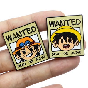 Manufacturer Wholesale Customize Design Cheap Bulk Assorted Cute Anime Girl Metal 3d Soft Hard Enamel Pin