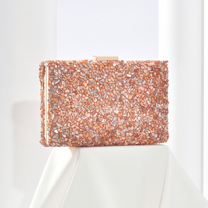 Pochette diamantée colorée extravagante Dîner de fête senior à la mode Pochette rivale envoyée - Product Image 2