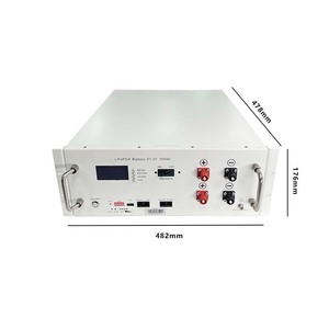 Batterie solaire empilable 3U4U à montage en armoire 20/30KWH au lithium fer phosphate avec protection contre les surcharges et durée de vie de 10 ans pour situations d'urgence - Product Image 5