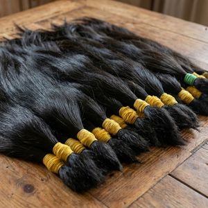Meilleures ventes de mèches de cheveux humains bruts 100% vierges, couleur naturelle, non traités, pour la vente en gros mondiale, pour cheveux ondulés/bouclés - Product Image 1