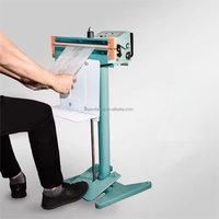 Machine de scellage électrique semi-automatique pour sacs de culture de champignons, à impulsions, longueur de scellage max. 350 mm, 110V/220V, facile à utiliser