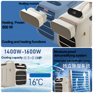 Aire Acondicionado Portátil Nuevo de 1400W con Calefacción y Refrigeración para Exteriores - Product Image 5