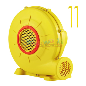 Electrical Air Blower Pump Motors <b>Inflatable</b> Games Bouncy Castle Kids Bouncer Water Slide 300KG Capacity Portable PVC Material - Product Image 2
