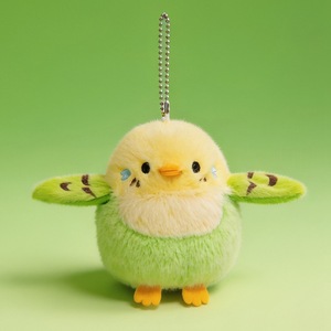 Portachiavi in peluche a forma di piccoli uccelli: mallard, parrocchetti e picchi d'acqua - Product Image 1