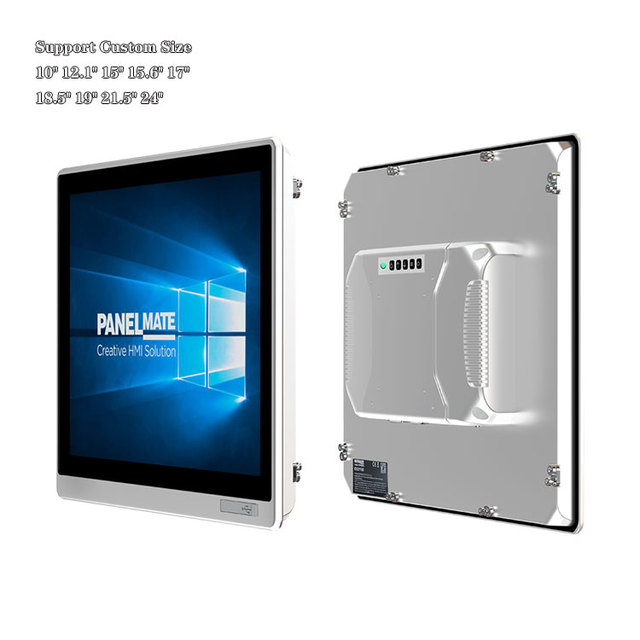 15 Inch Rugged Industrial LCD Capacitive Touch Screen Monitor IP65 Waterproof USB LCD Industrial Display Touchscreen Monitor
