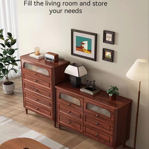 Bán Buôn Hiển Thị Tủ Trắng Đồ Nội Thất Phòng Khách Ngăn Kéo Locker Sang Trọng Mỹ Retro Ngực Của Ngăn Kéo Giường Cuối Tủ - Product Image 3