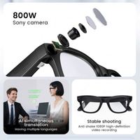 Dernières lunettes intelligentes musicales Meta E03 avec caméra HD 8MP, transfert WIFI, contrôle gestuel, ChatGPT, lunettes intelligentes pour hommes et femmes, pour l'extérieur