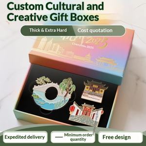 Caja de Regalo Personalizada de Alta Gama Wen Chuang Wenzhou, Tipo Cielo y Tierra, para Empaque de Té y Frutas - Product Image 5