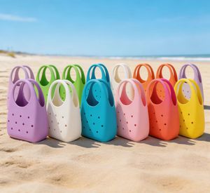 EVA Beach Tote Bag Multi Color Casual Lightweight Summer Style Women's Handbag - Product Image 6