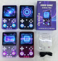 Console de jeu portable S Classic X36 Ultra Mini 4,2'' avec batterie 3500 mAh, lecteur de jeux Android et joystick 3D