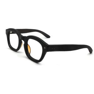 高品質ファッションデザイナー木製眼鏡トップグレード眼鏡フレーム男性用