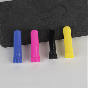 Nouveau design – Tube <span class=keywords><strong>inhalateur</strong></span> nasal en plastique vide de 1,8 g pour huiles essentielles, idéal pour usage personnel - Product Image 1
