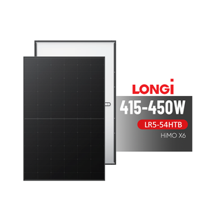 Panneaux solaires photovoltaïques <span class=keywords><strong>Longi</strong></span> All Black N-Type IBC 415W-450W, entièrement noirs, certifiés TUV - Product Image 5