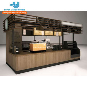 Kiosque à café à vendre, décorations pour café-bar, stand à café personnalisé, kiosque à café glacé pour centre commercial, CFS-S003, CFS-S - Product Image 5