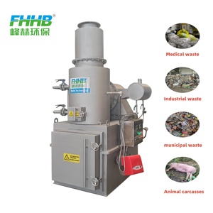 Incinerador de Residuos Hospitalarios de 50 kg/hora, Utilizado para el Procesamiento de Residuos Médicos, Clínicos, de Quirófano y Clínicas - Product Image 3