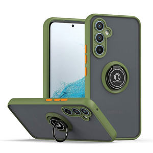 Funda móvil con soporte de anillo giratorio de 360 ° de alta calidad, fundas de teléfono con rayas laterales antideslizantes para Samsung A51/<span class=keywords><strong>52</strong></span>/53/54/55/56 - Product Image 1