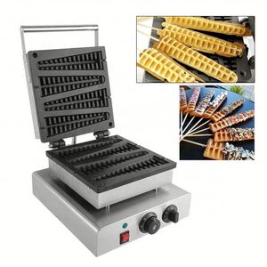 Machine commerciale de <span class=keywords><strong>gaufrier</strong></span> de casserole de gaufre d'acier inoxydable de <span class=keywords><strong>gaufrier</strong></span> de sucette - Product Image 3