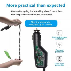 สายชาร์จในรถยนต์แบบเสียบที่จุดบุหรี่ 9V 3A แบบกำหนดเอง หัวเสียบที่จุดบุหรี่เป็น DC 5.5*2.1 มม. สายแบตเตอรี่แบบเสียบที่จุดบุหรี่ - Product Image 3