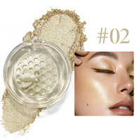 Petit surligneur abeille sculpté en 3D Poudre éclaircissante compacte pour ombre à paupières Surligneurs d'ombre de nez