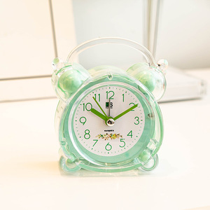 Crystal Alarm <b>Clocks</b> Silent Creative Cartoon <b>Kids</b> Desk <b>Clocks</b> Circular Blue Green Pink Orange 4.2Cm Single Sided Back To School - Product Image 3