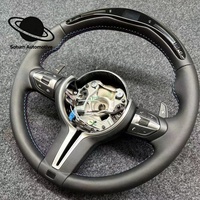 Volant sport en cuir LED adapté aux BMW Série 1, 2, 3, M2, M5, M3, M6, F80 M4, F82, F30, F31, F20, F21, F22, F23, F32