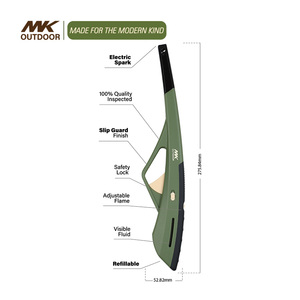 MK Design Moderne Stylo Torche Électrique Long Briquet Plasma pour BBQ et Camping <span class=keywords><strong>Bougie</strong></span> de Feu <span class=keywords><strong>Rose</strong></span> avec Laisse Matière Plastique - Product Image 6