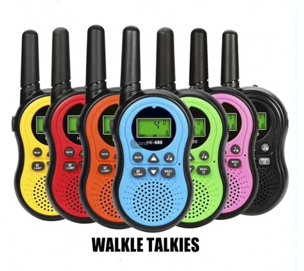 Walkie Talkies for Kids 22 Channels 2 Way Radio Kid Toy Gift 3 KMs Long Range with Backlit LCD Flashlight