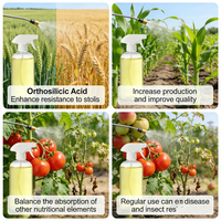 Acide orthosilicique stabilisé (acide molybdénique) 99% de pureté, engrais liquide pour l'agriculture, riz, tomate, canne à sucre