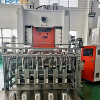 Machine de fabrication de conteneurs en aluminium multicouches à grande vitesse pour feuille mince 3003 H24, 3/4/5 cavités