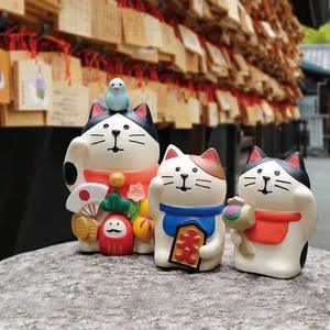 Adornos Maneki Neko <span class=keywords><strong>de</strong></span> Qingh, Decoración para la Oficina, Inauguración <span class=keywords><strong>de</strong></span> Negocios, Feng Shui, Hogar, Consola Central del Automóvil, Artesanías Hechas a Mano - Product Image 2
