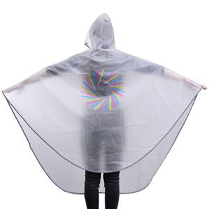 <span class=keywords><strong>Poncho</strong></span> de <span class=keywords><strong>pluie</strong></span> EVA confortable de haute qualité Bande réfléchissante réutilisable à capuche de style moderne pour les voyages en vélo et moto pour adultes - Product Image 6