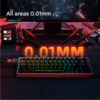 IROK MG68 clavier de commutateur magnétique à corps en alliage d'aluminium complet 65% TKL échange à chaud RGB programmable clavier de jeu filaire à faible latence