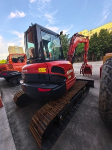 Second <b>Hand</b> Digger Kubota KX165 6Ton Compact Hydraulic Crawler Excavator Mini Digger for Sale - Product Image 4