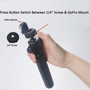 Trépied à ouverture rapide avec design à une touche, trépied de bureau avec vis 1/4'' et adaptateur <span class=keywords><strong>GoPro</strong></span> pour Insta360 Luna Ultra et <span class=keywords><strong>GoPro</strong></span> Hero - Product Image 6