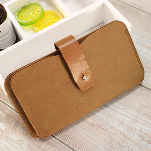 Cartera Larga para Mujer, Monedero de Mano Texturizado de Cuero PU, Ranuras para Tarjetas Personalizadas, Porta Tarjetas, Clip para Boletos de Avión - Product Image 5