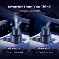 Diffuseur de parfum intelligent pour voiture de luxe, vaporisateur automatique de parfum liquide en verre, diffuseur d'aromathérapie pour voiture, flacon de parfum
