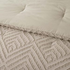 Tufted Thiết Kế Boho Đầy Đủ <span class=keywords><strong>Comforter</strong></span> Set 3 Miếng Trọng Lượng Nhẹ Và Fluffy Bộ Đồ Giường <span class=keywords><strong>Comforter</strong></span> Cho Tất Cả Các Mùa - Product Image 5