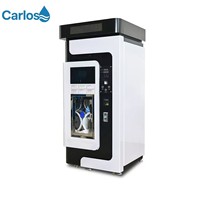 Máquina expendedora de agua potable de autoservicio para uso público, estilo gabinete grande, unidad purificadora de agua para plazas, suministro de fábrica