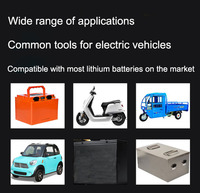 Chargeur de batterie pour scooter électrique et moto électrique en alliage d'aluminium, personnalisé, à charge rapide, tendance, 72V, lithium-ion, Lifepo4