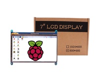 HD kapasitif dokunmatik ahududu Pi 4B/3B ekran 7 inç LCD