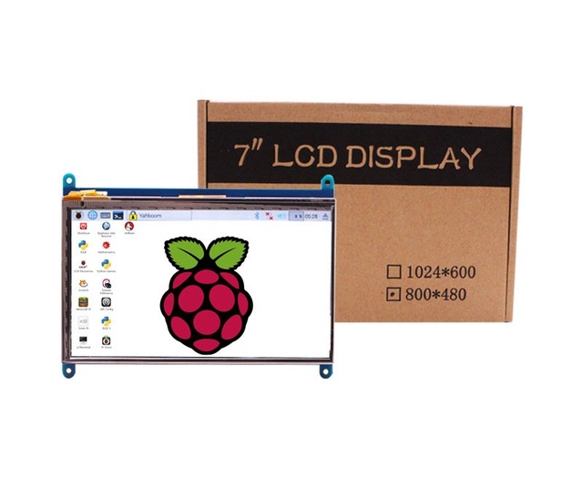 HD Capacitive touchscreen Raspberry Pi 4B/3B Display 7inch LCD