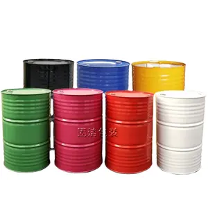 Iron drums National standard chemical export metal steel drums 200l iron drums Raw oil packaging container drums