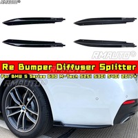Pour BMW Série 5 G30 M-Tech 525i 530i 540i 2017+ Diffuseur de pare-chocs arrière, lèvre de spoiler, séparateur arrière, protection, accessoires de voiture