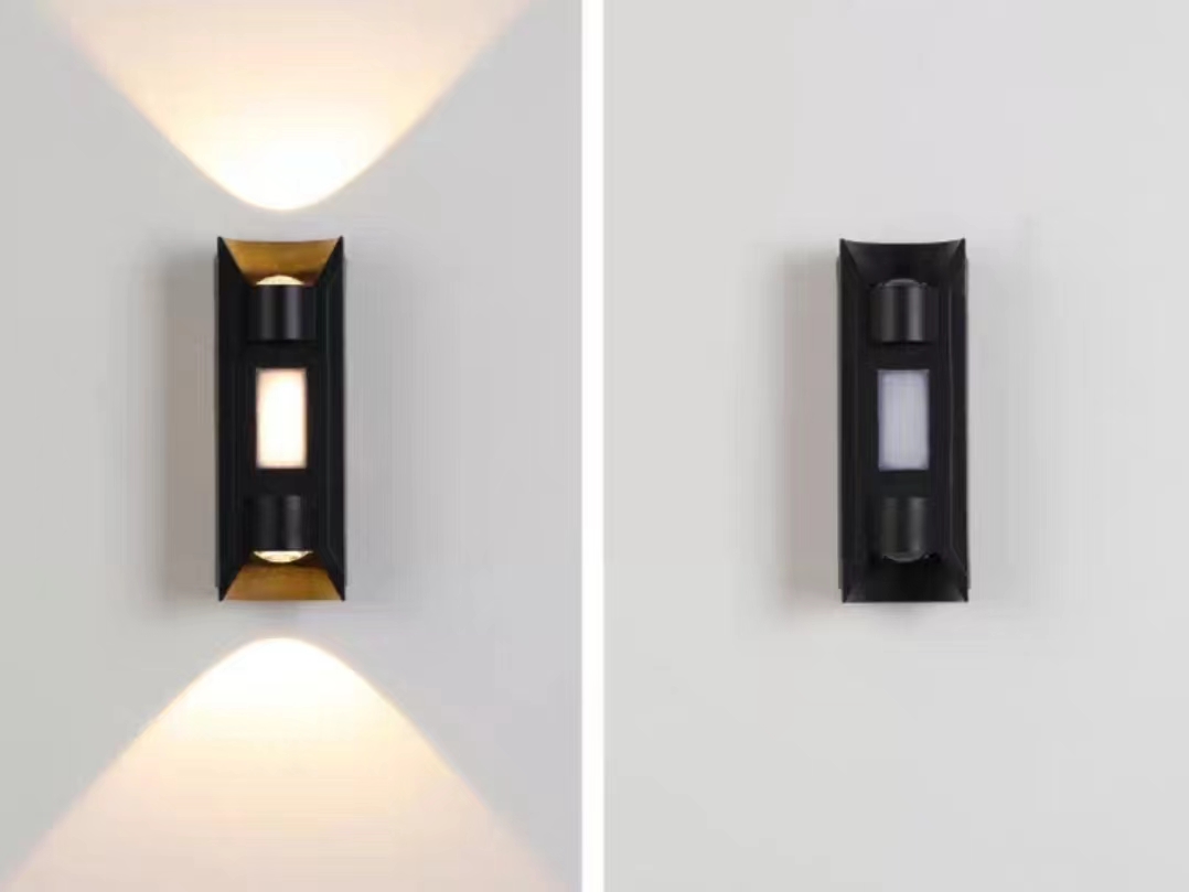 LED Wall Light Garden Waterproof Hexagon  Aluminum Wall Lamp Fancy Lights Exterior 2W 3W 5W 6W 7W 8W