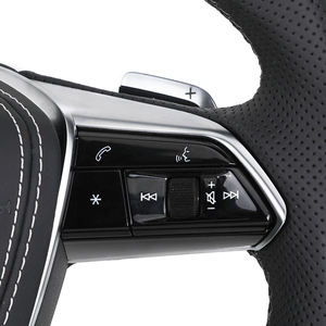 พวงมาลัยหุ้มหนังคาร์บอนไฟเบอร์สำหรับรถ <span class=keywords><strong>Audi</strong></span> A3 A4 RS3 B8.5 A5 A6 C7 C8 S3 S4 S5 B9 8V RS7ตามสั่ง - Product Image 4