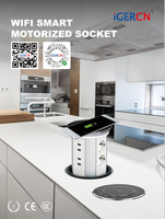 IP65 NFC Tuya App SDK télécommande WiFi prise intelligente de table avec 6 prises prise ue haut-parleur